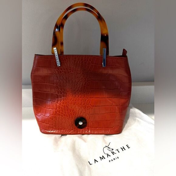 Lamarthe Portofino top handle bag Paris designer - Picture 5 of 9